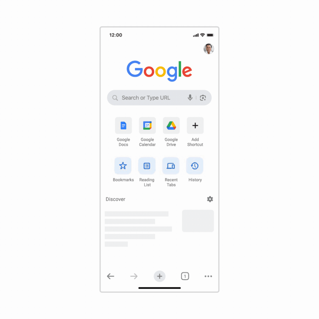 Nuove funzionalità di Google Chrome per iOS