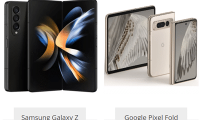 Samsung Galaxy Z Fold 5 e Google Pixel Fold