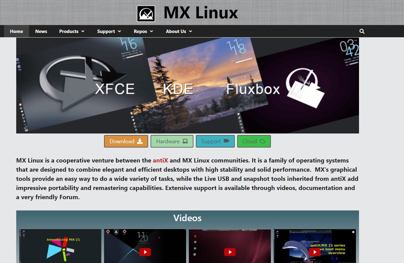 MX Linux raspberry pi