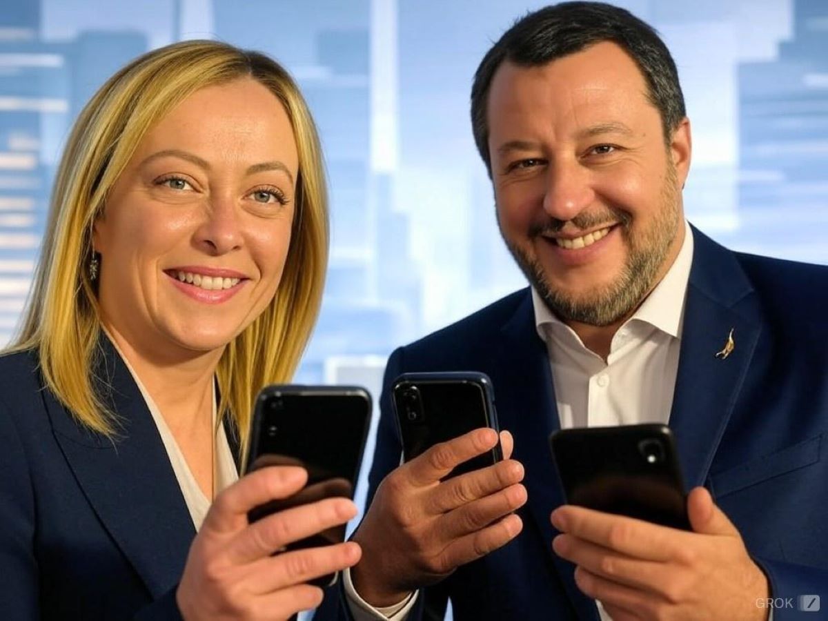 metaverso politico 2024 salvini e meloni